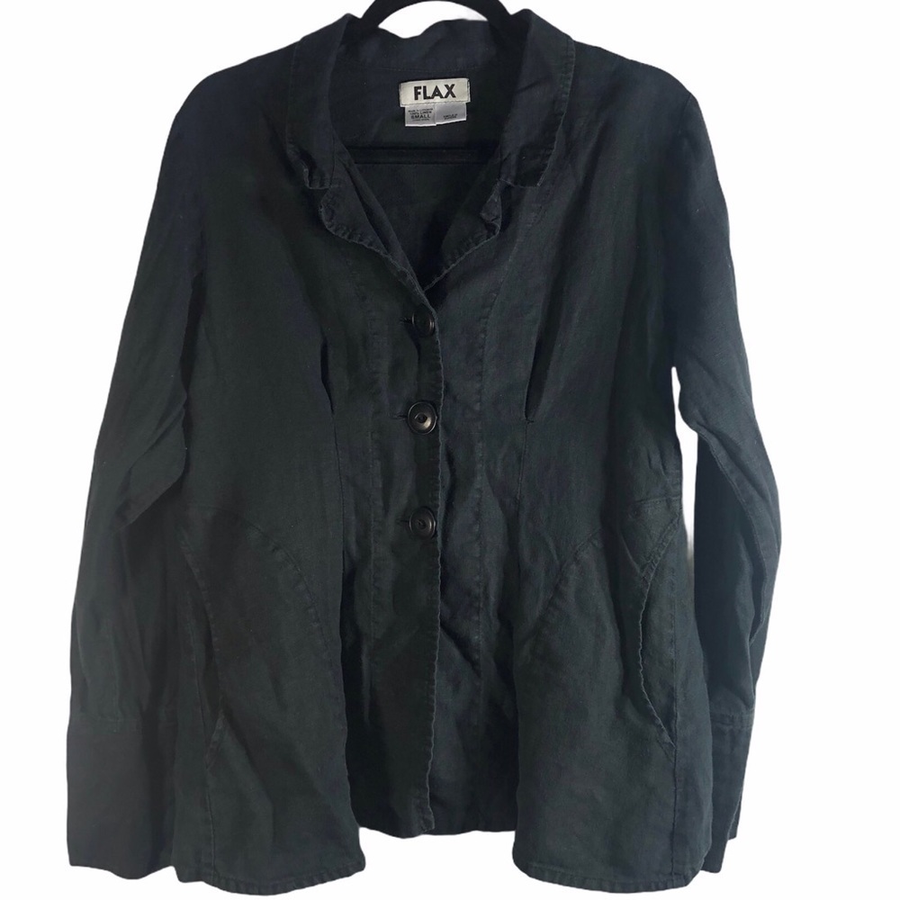 Flax Linen Jacket in a size small